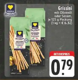 Edeka Grissini mit Olivenöl oder Sesam Angebot