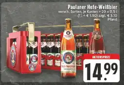 Edeka PAULANER Hefe-Weißbier Angebot