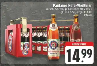 Edeka PAULANER Hefe-Weißbier Angebot