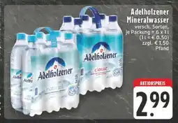 Edeka ADELHOLZENER Mineralwasser Angebot