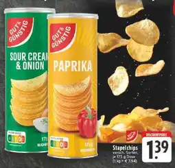 Edeka Gut & Günstig Stapelchips Angebot