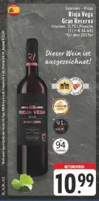 Edeka Rioja Vega Gran Reserva Angebot