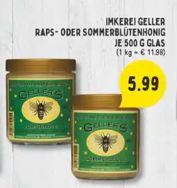 Edeka Imkerei Geller Raps- oder Sommerblütenhonig Angebot