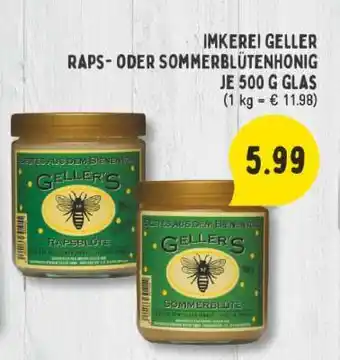Edeka Imkerei Geller Raps- oder Sommerblütenhonig Angebot