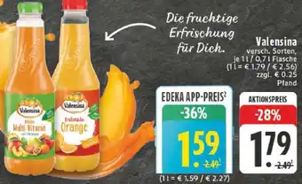 Edeka Valensina Juice Angebot
