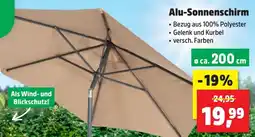 Thomas Philipps Alu-Sonnenschirm Angebot