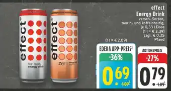 Edeka EFFECT Energy Drink Angebot