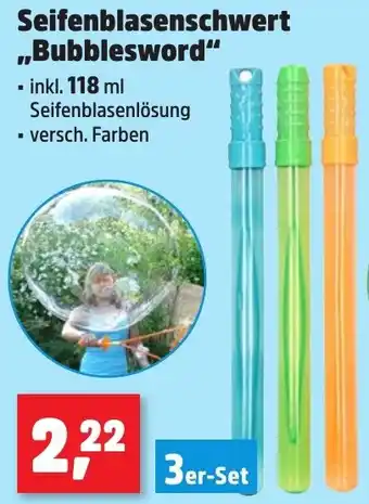 Thomas Philipps Seifenblasenschwert Bubblesword Angebot