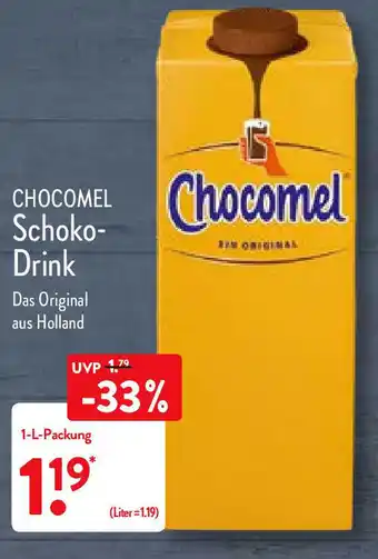 Aldi Nord Chocomel Schoko-Drink 1-L-Packung Angebot