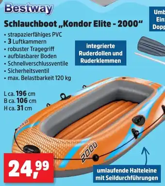 Thomas Philipps Bestway Schlauchboot ,,Kondor Elite - 2000" Angebot