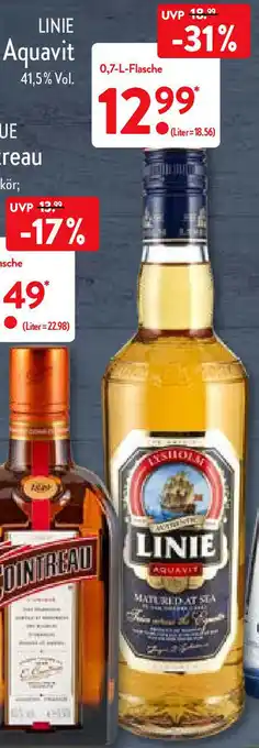 Aldi Nord Linie Aquavit 0.7-L-Flasche Angebot
