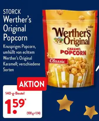 Aldi Nord Storck Werther's Original Popcorn 140-g-Beutel Angebot