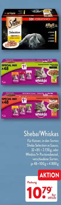 Aldi Nord Sheba/Whiskas Angebot