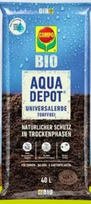 Pflanzen Kölle Compo Bio Aqua Depot Universalerde Angebot