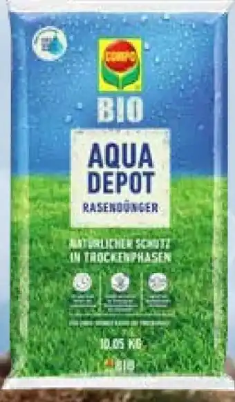 Pflanzen Kölle Compo Bio Rasendünger Aqua Depot Angebot