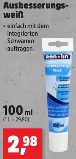 Thomas Philipps Renolin Ausbesserungsweiß Angebot