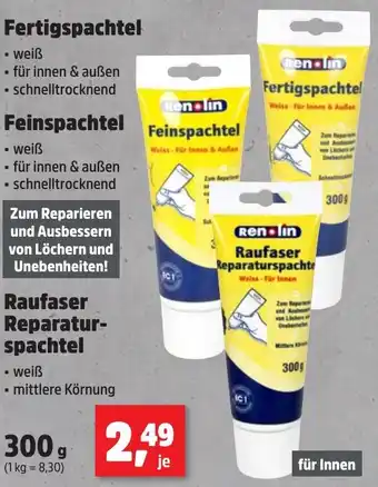 Thomas Philipps Renolin Fertigspachtel oder Feinspachtel Angebot