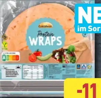 Aldi Nord Goldähren Protein-Wraps Vegan Angebot