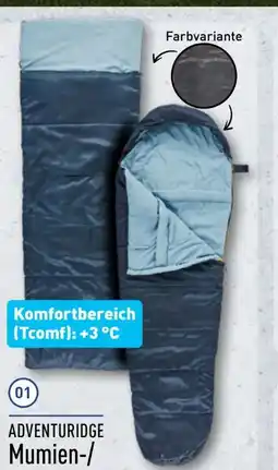 Aldi Nord Adventuridge Mumienschlafsack Angebot