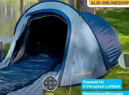 Aldi Nord Adventuridge Schnellaufbauzelt Angebot
