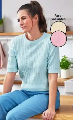Aldi Nord Up2Fashion Damen Kurzarm-Pullover Angebot