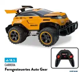 Aldi Nord Carrera RC Ferngesteuertes Auto Gear Monster 2.0 Angebot