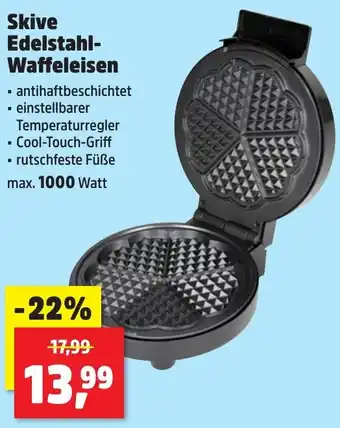 Thomas Philipps Skive Edelstahl Waffeleisen Angebot