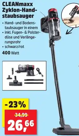 Thomas Philipps CLEANmaxx Zyklon-Handstaubsauger Angebot