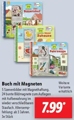 Lidl Buch mit Magneten Angebot