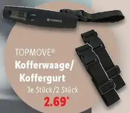 Lidl TOPMOVE Kofferwaage/ Koffergurt Angebot