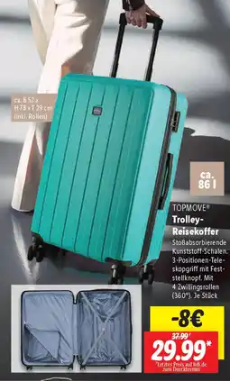 Lidl TOPMOVE Trolley Reisekoffer Angebot