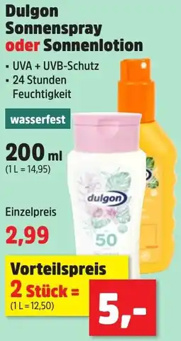 Thomas Philipps Dulgon Sonnenspray oder Sonnenlotion Angebot