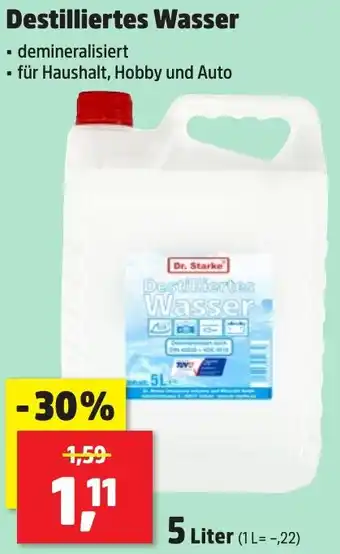Thomas Philipps Dr. Starke Destilliertes Wasser Angebot