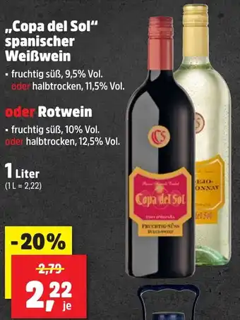 Thomas Philipps Copa del Sol spanischer Weißwein oder Rotwein Angebot