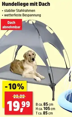 Thomas Philipps Hundeliege mit Dach Angebot