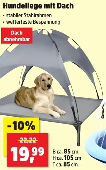 Thomas Philipps Hundeliege mit Dach Angebot