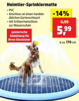 Thomas Philipps Heimtier-Sprinklermatte Angebot