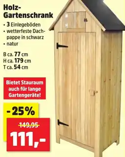Thomas Philipps Holz Gartenschrank Angebot