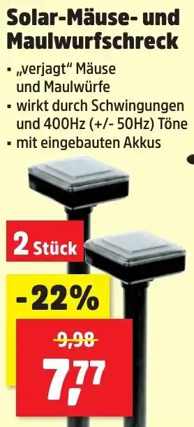 Thomas Philipps Solar-Mäuse- und Maulwurfschreck Angebot