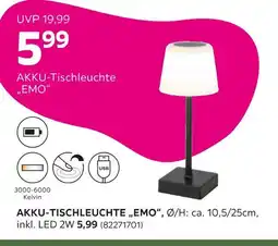 Mömax Akku-tischleuchte „emo“ Angebot