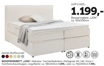 Mömax Boxspringbett „lion“ Angebot