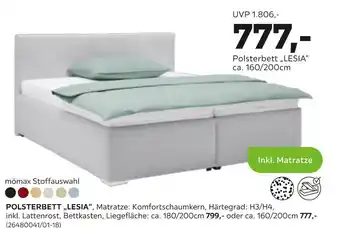 Mömax Polsterbett „lesia“ Angebot