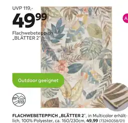 Mömax Flachwebeteppich „blätter 2“ Angebot
