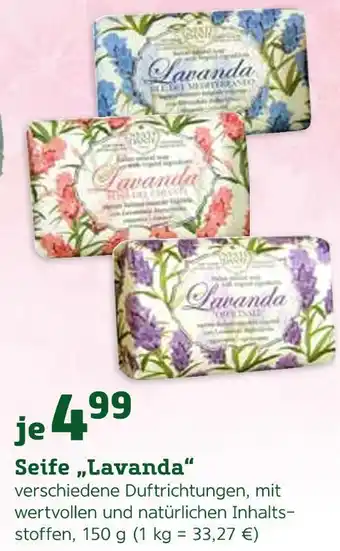 Pflanzen Kölle Seife „lavanda“ Angebot