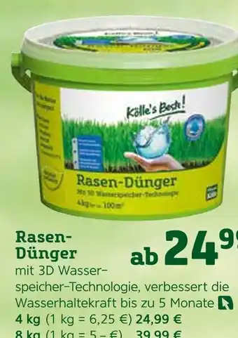 Pflanzen Kölle Kölle's beste! rasen-dünger Angebot