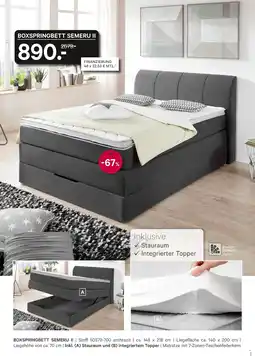 Kabs Polsterwelt Boxspringbett semeru ii Angebot