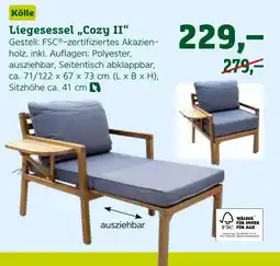 Pflanzen Kölle Kölle liegesessel „cozy ii“ Angebot