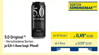 METRO 5.0 original Angebot