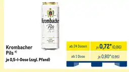 METRO Krombacher pils Angebot