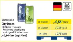 METRO City dosen Angebot